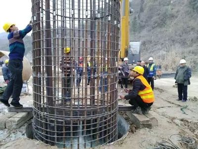 【工程履约】十堰一级公路项目完成首根桥梁桩基